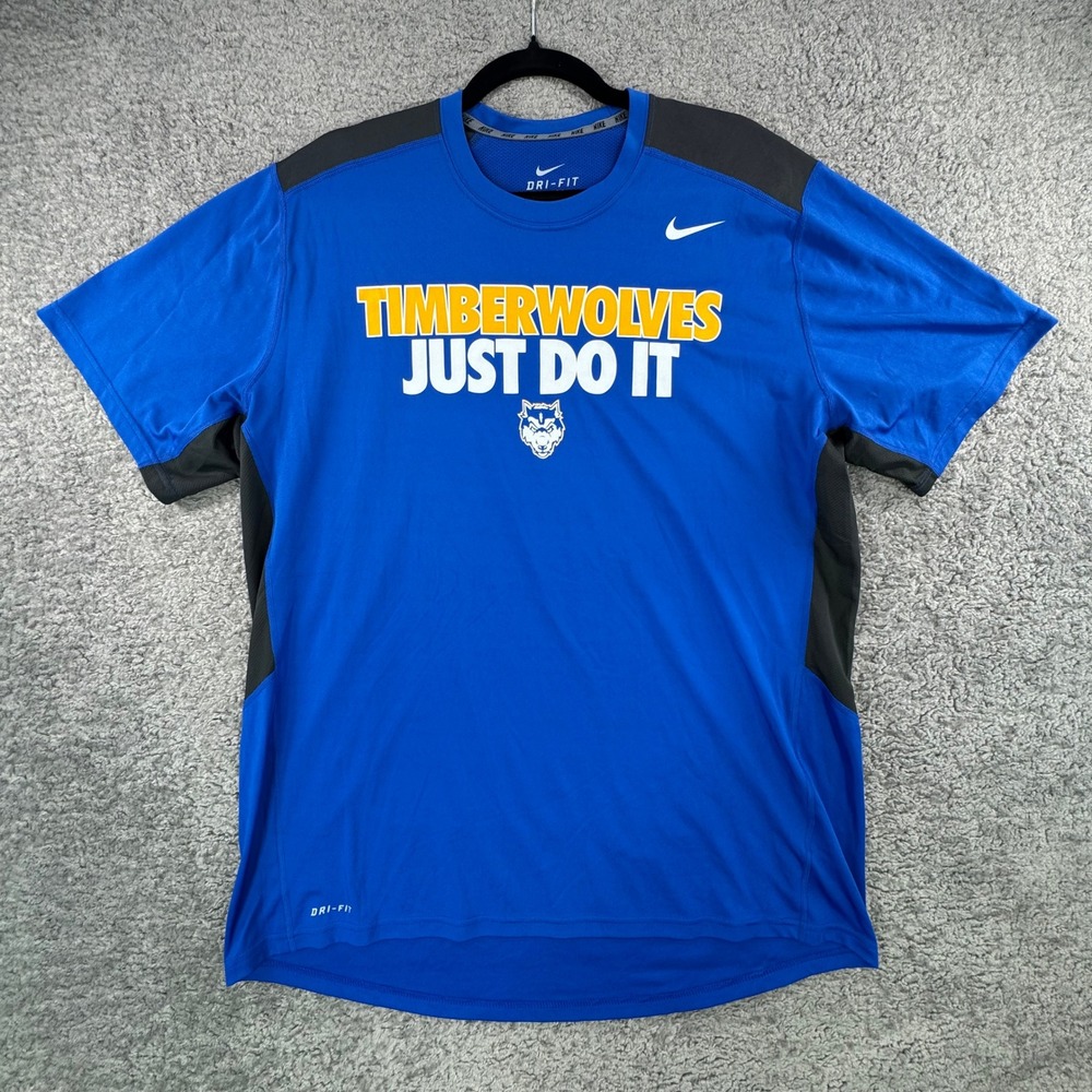 Nike Minnesota Timberwolves Dri-FIT Speed Fly SS Tee Blue XL NBA Just Do It